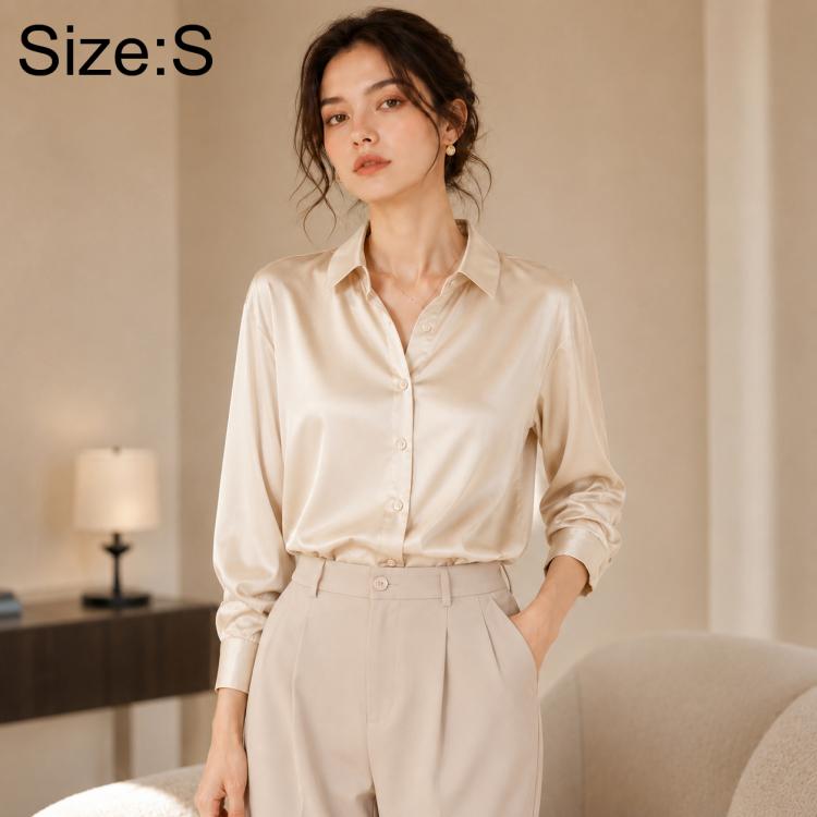 Vintage Hong Kong-Inspired Style Women Long Sleeve Shirt, S, M, L, XL, 2XL, 3XL