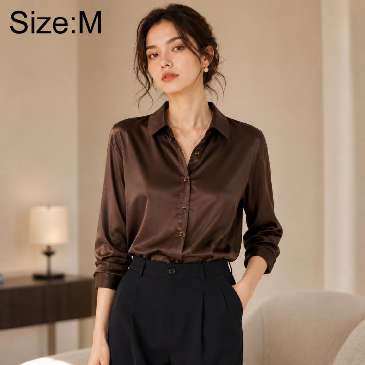 Vintage Hong Kong-Inspired Style Women Long Sleeve Shirt, S, M, L, XL, 2XL, 3XL
