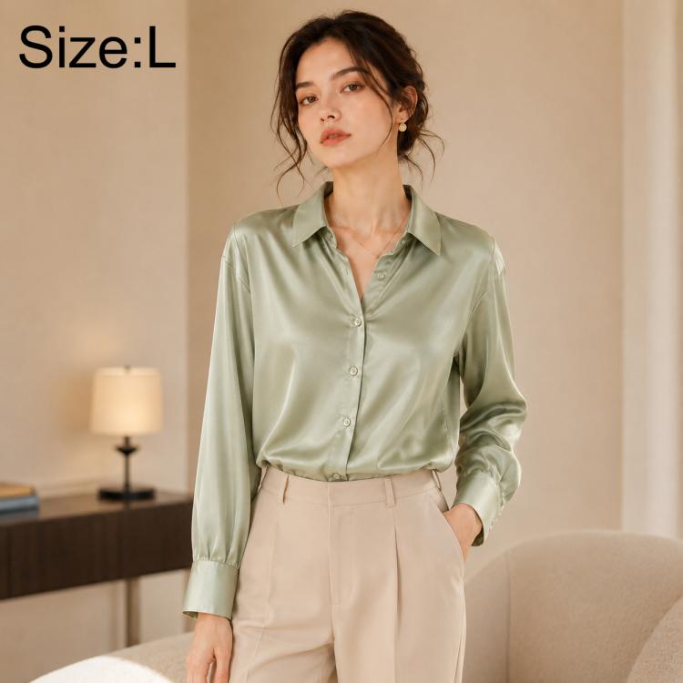 Vintage Hong Kong-Inspired Style Women Long Sleeve Shirt, S, M, L, XL, 2XL, 3XL