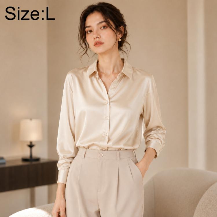 Vintage Hong Kong-Inspired Style Women Long Sleeve Shirt, S, M, L, XL, 2XL, 3XL
