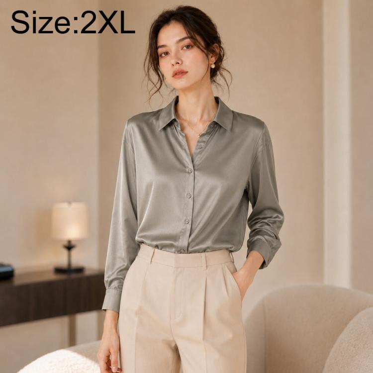 Vintage Hong Kong-Inspired Style Women Long Sleeve Shirt, S, M, L, XL, 2XL, 3XL