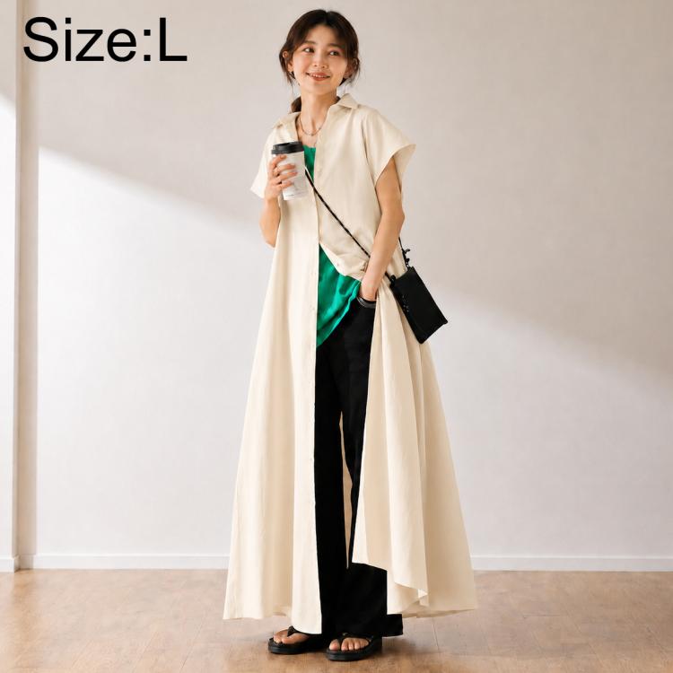 Short Sleeve Casual Short Sleeve Lapel Shirt Dress, S, M, L, XL, 2XL