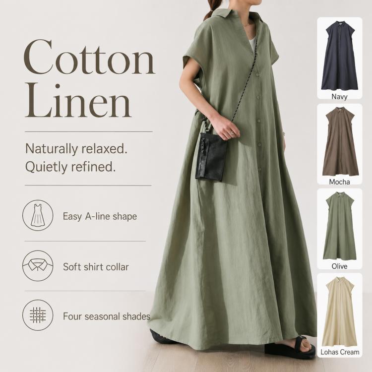 Short Sleeve Casual Short Sleeve Lapel Shirt Dress, S, M, L, XL, 2XL