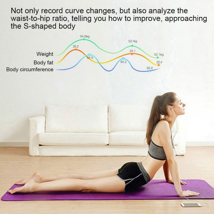 Household Smart Body Fat Electronic Weighing Scale, USB Charging Version, USB Charging Version