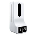 K9 Handsfree Non-contact Body Light-sensitive Distance Sensor Thermometer + 1000ml Automatic Non-contact Liquid Soap Dispenser, K9