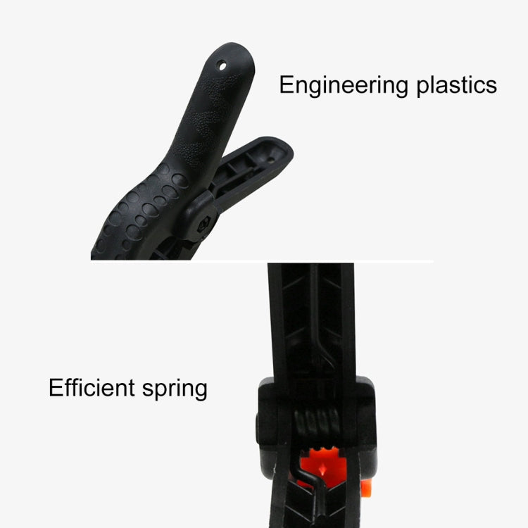 5 PCS Woodworking Photo Studio Photography Backdrop Nylon Clip Support Spring Clamp, Length: 157mm, Length: 157mm
