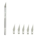 JIAFA JF-621 Metal Carving Knife Professional Mobile Phone Repair Tool with 6 Blades, JF-621