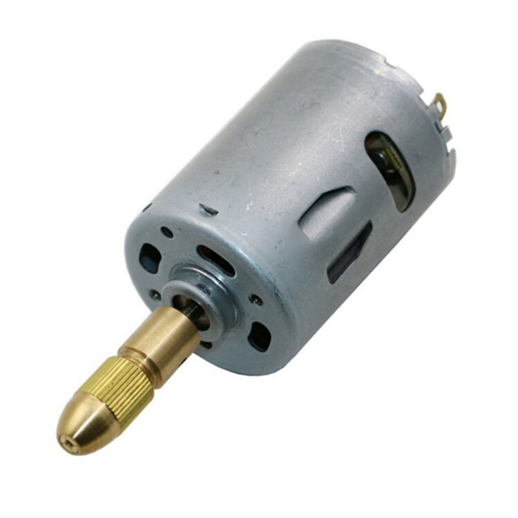 7 PCS/Set Brass 0.5-3mm Small Electric Drill Bit Collet Micro Twist 4.05mm Drill Chuck Set with Wrench, 4.05mm