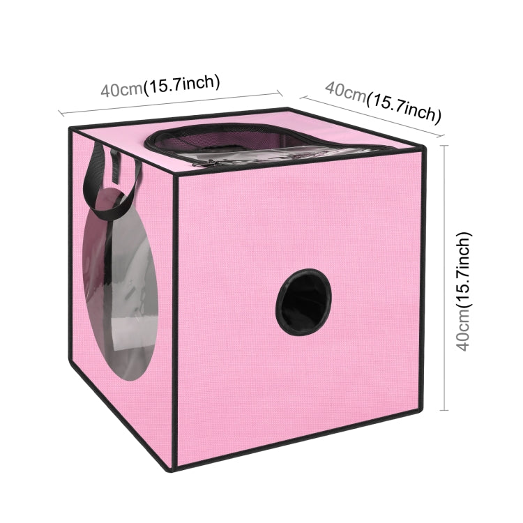 FUNADD Pet Bath Drying Box Portable Folding Dryer Cage, Suitable for Pets up to 5kg, Folding Dryer Cage