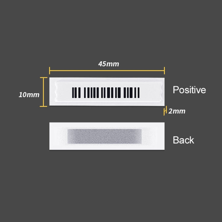 50pcs Barcode Type 58KHz Security Soft Sticker DR Label for EAS Anti theft System, DR Label