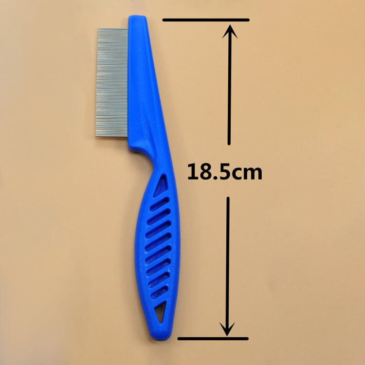 5 PCS Pet Cats Dogs Supplies Combs Fine Toothed Stainless Steel Needle Fleas Removal Combs, Length: 18.5cm, Length: 18.5cm, White, Length: 18.5cm, Blue, Length: 18.5cm, Purple