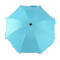 Adjustable Laciness Umbrella For Golf Carts, Baby Strollers/Prams And Wheelchairs To Provide Protection From Rain And The Sun, Azure, Pink