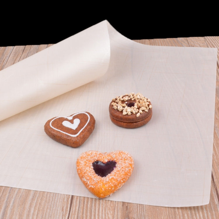 10 PCS Cuttable Reusable High Temperature Resistance Anti-stick Baking Tarpaulins, Size: 40x60cm, Random Color Delivery, 10 PCS Anti-stick Baking Tarpaulins