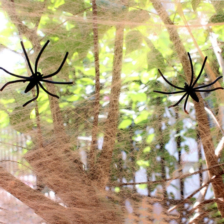 Halloween Props Cotton Yarn Spider Webs, Random Color Delivery, Spider
