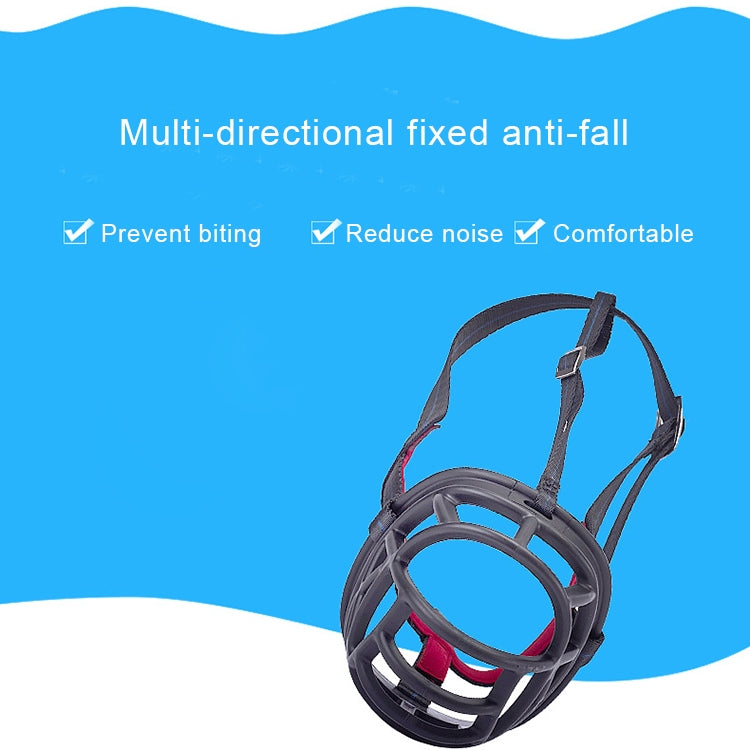 Dog Muzzle Prevent Biting Chewing and Barking Allows Drinking and Panting, Size: 12.5*12.5*15.4cm, Size: 12.5*12.5*15.4cm