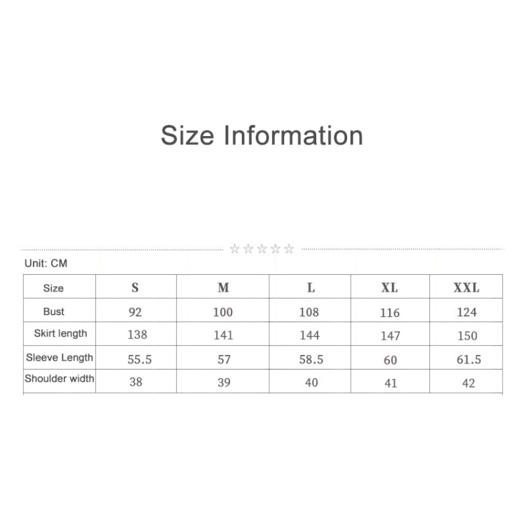 Halloween Costume Women Nun Missionary Cosplay Clothing, Size:S, Size:M, Size:L, Size:XL
