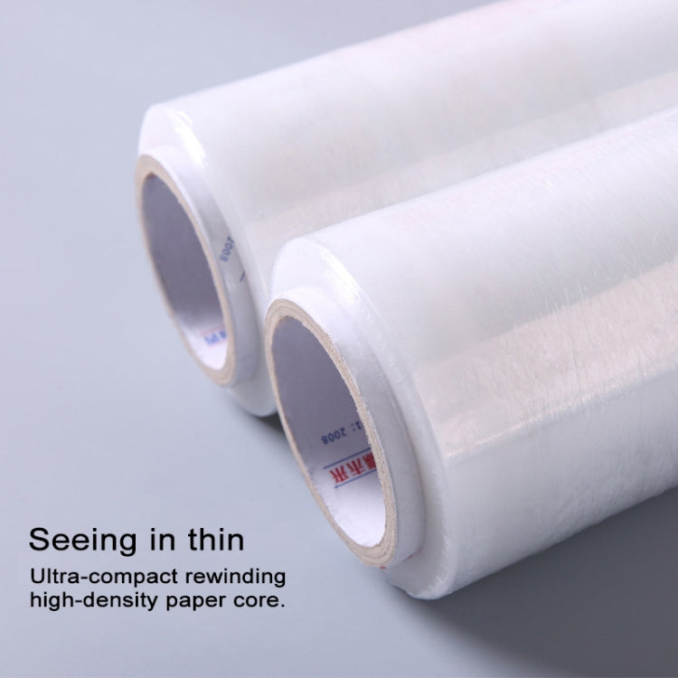 PE Transparent Stretch Wrap Film(Width: 10cm, Length: 220m), Width: 10cm, Length: 220m