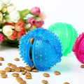 Pet Leakage Food Ball Toy Golden Retriever Puppy Molar Bite Resistant Tooth Toy, Diameter: 8cm, Random Color Delivery, 8cm Puppy Molar Bite Ball