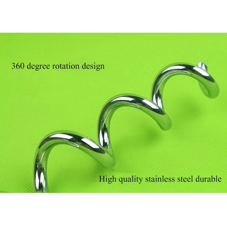 Dog Pile Fixation Spiral Nail with Handle For Medium Small Dog Long Training Outdoor, Size: 45cm*9mm, Size: 45cm*9mm