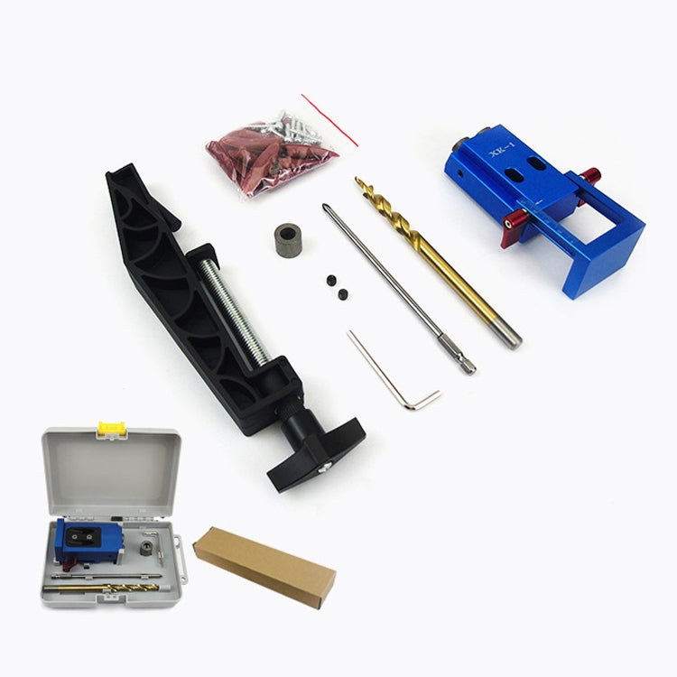 XK-1 C Aluminum Alloy Woodworking Oblique Hole Locator Woodworking Punch Tool, XK-1 C