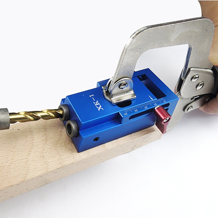 XK-1 C Aluminum Alloy Woodworking Oblique Hole Locator Woodworking Punch Tool, XK-1 C