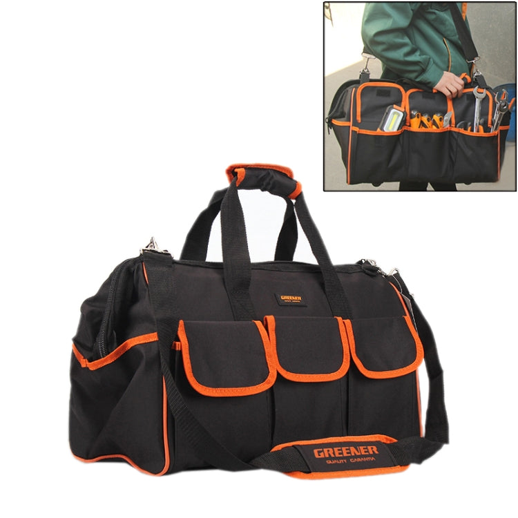 Multi-function Oxford Cloth Electrician Belt Pouch Maintenance Tools Handbag Shoulder Bag Convenient Tool Bag, Size : 19 inch, Size : 19 inch