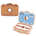 Creative Wooden Children Camera Deciduous Tooth Preservation Box Baby Teeth Tooth House Storage Box, HC2455A, HC2455B, HC2455C, HC2455D