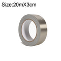 Plain Weave Double-sided Conductive Cloth Adhesive Cloth Single Sided Adhesive EMI Shielding Button Repairs, Size: 20m x 3cm, Size: 20m x 3cm