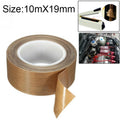 Teflon High Temperature Resistant Cloth Tape Sealing Machine Heat Insulation Tape, Size: 10m x 19mm, Size: 10m x 19mm