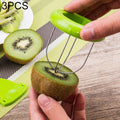 3 PCS Portable and Special ABS + Stainless Steel Kiwi Fruit Peeler, Random Color Delivery, 3 PCS   Kiwi Fruit Peeler 2