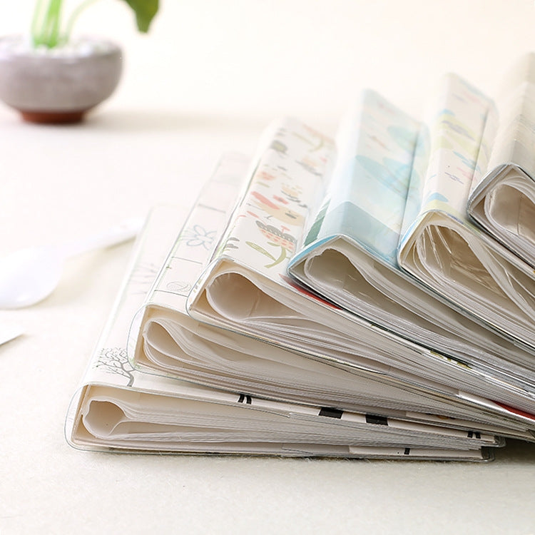 3 inch DIY Creativity Insert Type Mini Exquisite Photo Album, Forest Deer Pattern, Iron Tower Pattern, Little Swallow Pattern, Baymax Pattern, Four Leaf Clover Pattern, Many Trees Dry Pattern