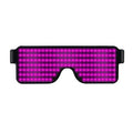 Night Club Bar Disco LED Light Emitting Glasses Festival Party USB Charging Shutter Dynamic Flash Glasses