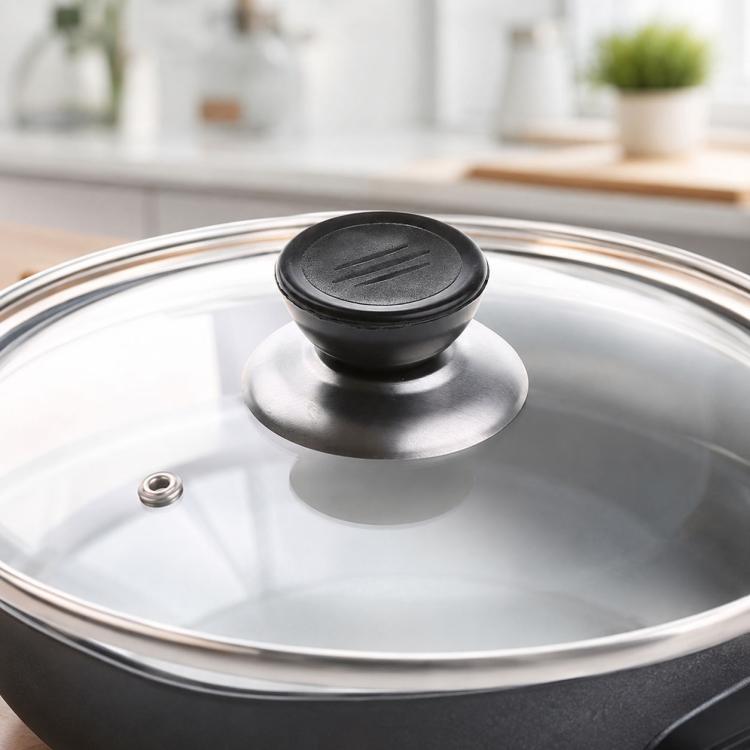 12 PCS Kitchen Universal Replaceable Pot Cover Handle Circular Plastic Knob, Pot Cover Plastic Knob