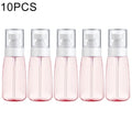 10 PCS Portable Refillable Plastic Fine Mist Perfume Spray Bottle Transparent Empty Spray Sprayer Bottle, 60ml, 60ml