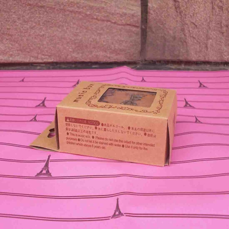 Home Decor Creative Exquisite Retro Wooden Birthday Decorations Music Box, Random Style Delivery, Wooden Birthday