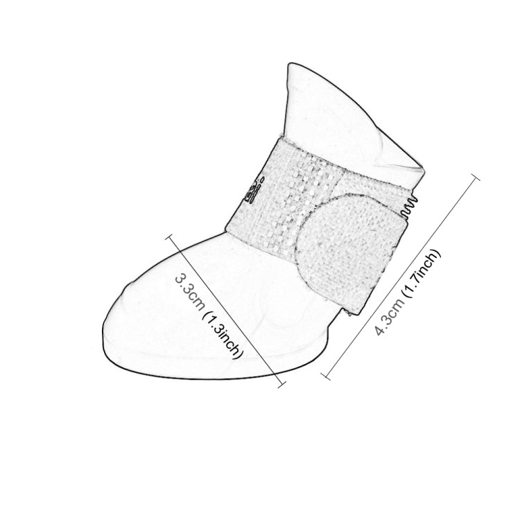 Lovely Pet Dog Shoes Puppy Candy Color Rubber Boots Waterproof Rain Shoes, S, Size:  4.3 x 3.3cm, Size: S 4.3 x 3.3cm S, Size: 4.3 x 3.3cm, Size: S 4.3 x 3.3cm