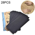 28 PCS LANHU Grit 120-3000 Wet And Dry Polishing Grinding Sandpaper，Size: 22.9 x 9.1cm, 28 PCS
