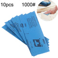 10pcs Grit 1000 Wet And Dry Polishing Grinding Sandpaper，Size: 23 x 9cm, Grit 1000