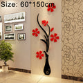 Creative Vase 3D Acrylic Stereo Wall Stickers TV Background Wall Corridor Home Decoration, Size: 60*150cm, Size: 60*150cm