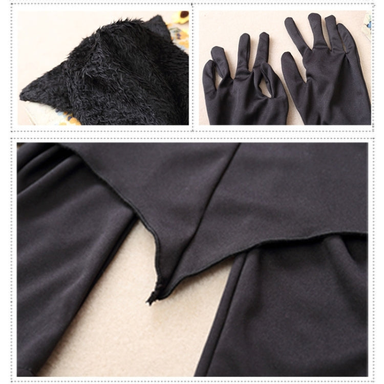 Halloween Costume Children Jumpsuit Bat Style Cosplay Costumes Stage Suit Size:M, Suggested Height:115-130cm, Size: M Children