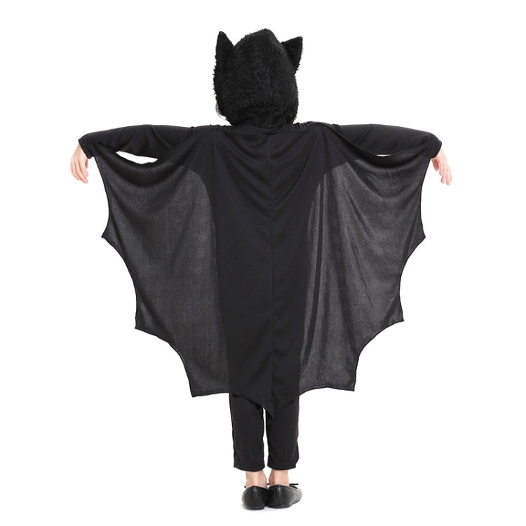 Halloween Costume Children Jumpsuit Bat Style Cosplay Costumes Stage Suit Size:M, Suggested Height:115-130cm, Size: M Children