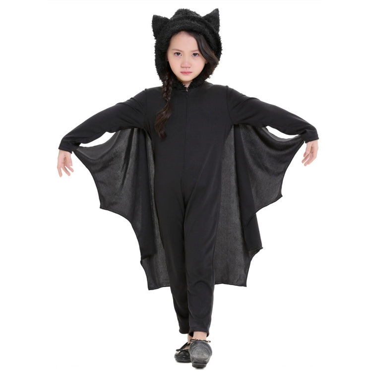 Halloween Costume Children Jumpsuit Bat Style Cosplay Costumes Stage Suit Size:L, Suggested Height:130-140cm, Size: L Children