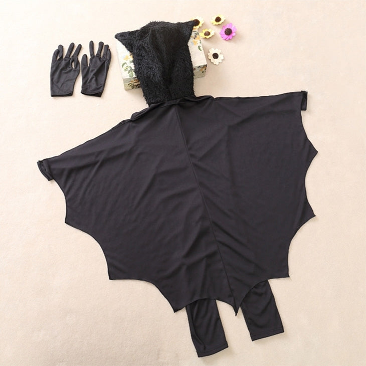 Halloween Costume Children Jumpsuit Bat Style Cosplay Costumes Stage Suit Size:L, Suggested Height:130-140cm, Size: L Children
