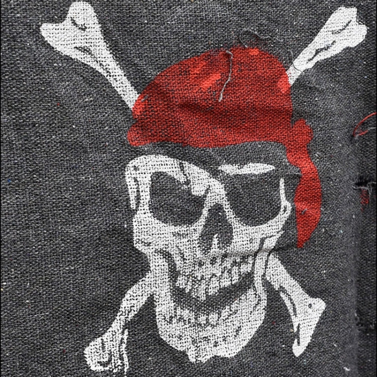 Halloween Decoration Jolly Roger Skull Banner Pirate Flag Party Supplies, Small Size: 47 x 51cm, Small Size: 47 x 51cm