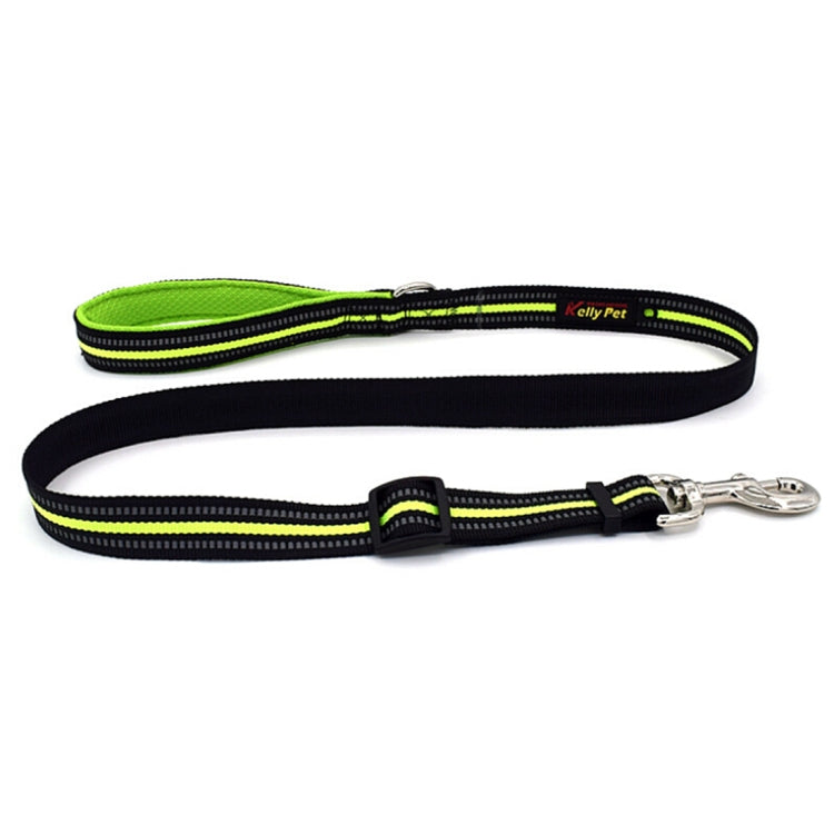 Pet Dogs Nylon Night Reflective Breathable Handheld Traction Lead Leash, Size: M, Adjustable Range: 2.5*(100-140cm), Size: M, Adjustable Range: 2.5*(100-140cm)