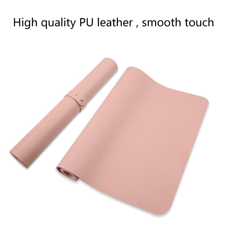 Multifunction Business PU Leather Mouse Pad Keyboard Pad Table Mat Computer Desk Mat, Size: 90 x 45cm, Size: 90 x 45cm(Apricot), Size: 90 x 45cm(Black), Size: 90 x 45cm(Pink), Size: 90 x 45cm(Green), Size: 90 x 45cm(Sapphire Blue)                      ...