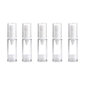 5 PCS Portable Airless Vacuum Pump Bottle Fine Mist Perfume Spray Bottle, 5ml, 5ml