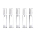 5 PCS Portable Airless Vacuum Pump Bottle Fine Mist Perfume Spray Bottle, 10ml, 10ml