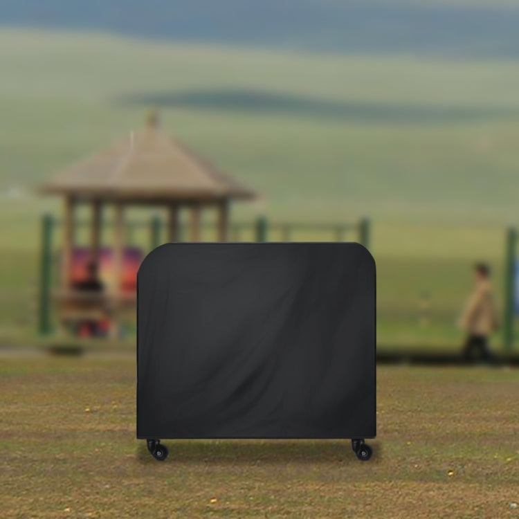 Anti-UV Waterproof Dust-proof 210D Oxford Cloth Folding BBQ Protective Cover Outdoor Gas Charcoal Electric Barbeque Grill Cover, Size: 170*61*117cm(Black), Size: 170*61*117cm