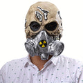 Halloween Festival Party Latex Biochemical Gas Mask Skeleton Frightened Mask Headgear, Biochemical Gas